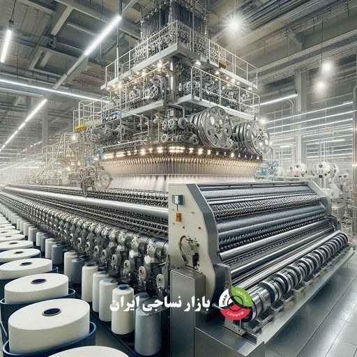 تصویر صنعتی دستگاه مرسریزاسیون نخ