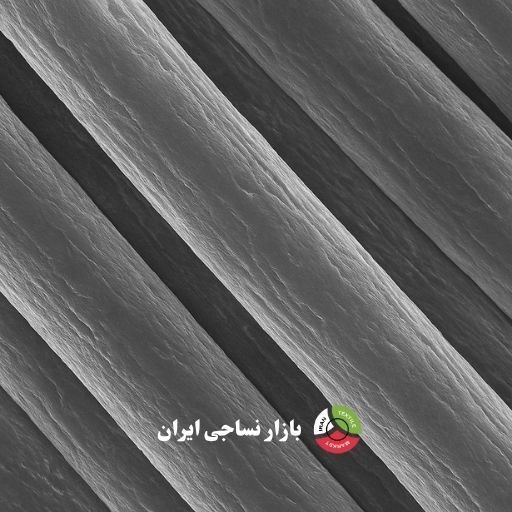 نمای میکروسکوپی سطح الیاف اکریلیک