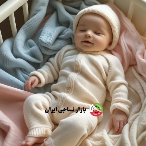 لباس نوزاد دوخته‌شده با نخ ویرجین – نرم، لطیف و مناسب پوست حساس کودک