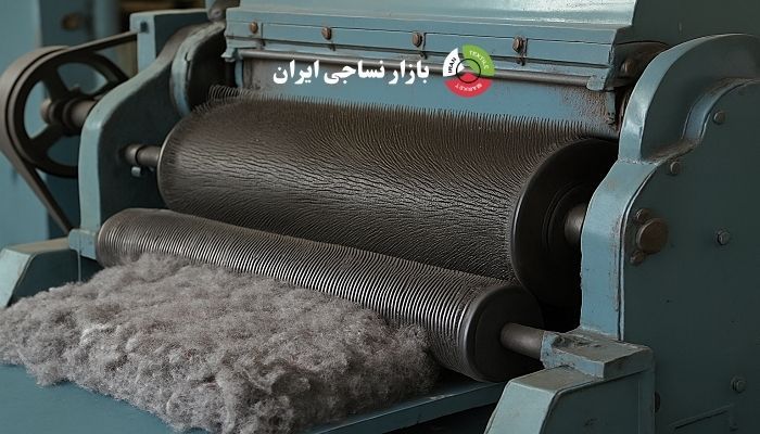 ماشین گارنت برای بازیافت ضایعات الیاف