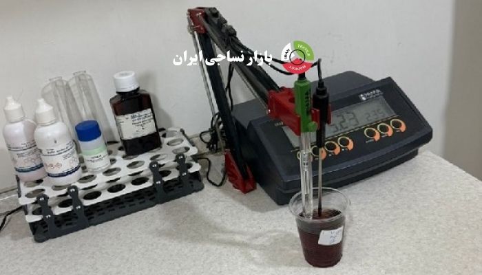 تصویر دستگاه PH متر دیجیتال جهت کنترل PH حین فرآیند رنگرزی