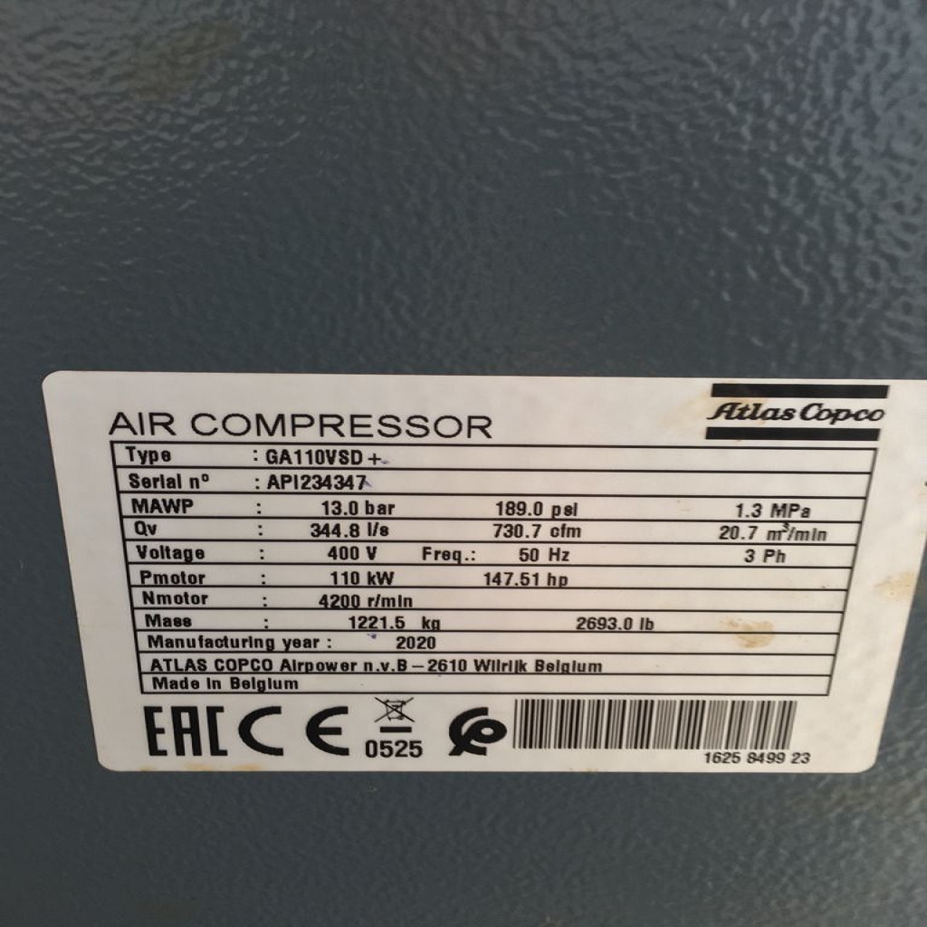 کمپرسور هوای فشرده اطلس کوپکو 13 بار مدل API1234347