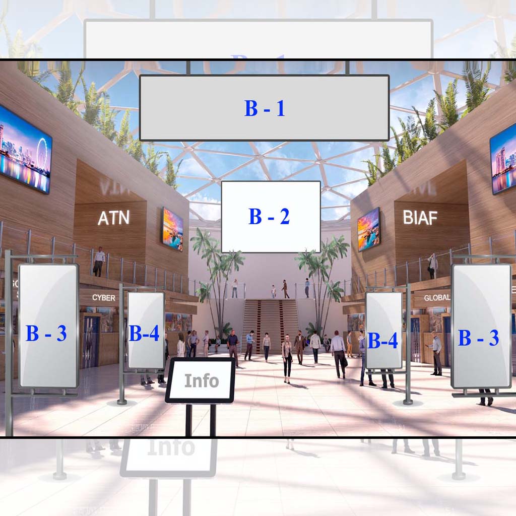 بیلبورد نمایشگاه مجازی ایساتیس اکسپو (ISATIS-EXPO) (B-1, 2 ماهه)