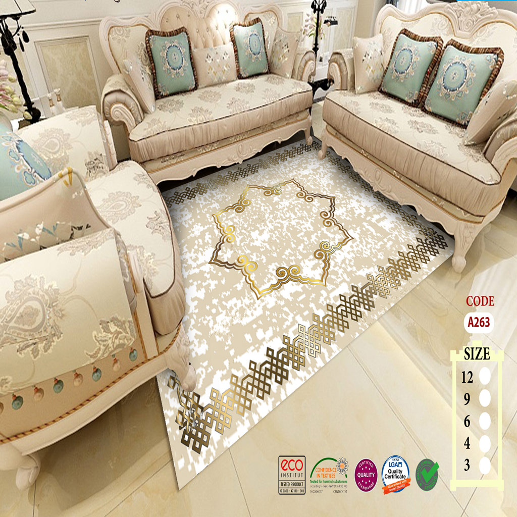 روفرشی کشدار مخمل شانل کد263 (6 متری)