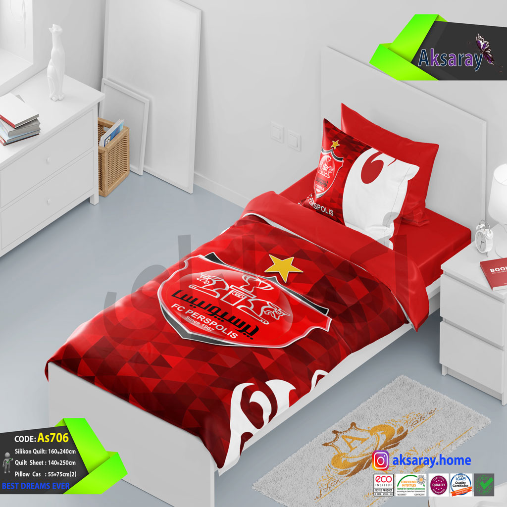 روتختی یک نفره طرح پرسپولیس کدak706