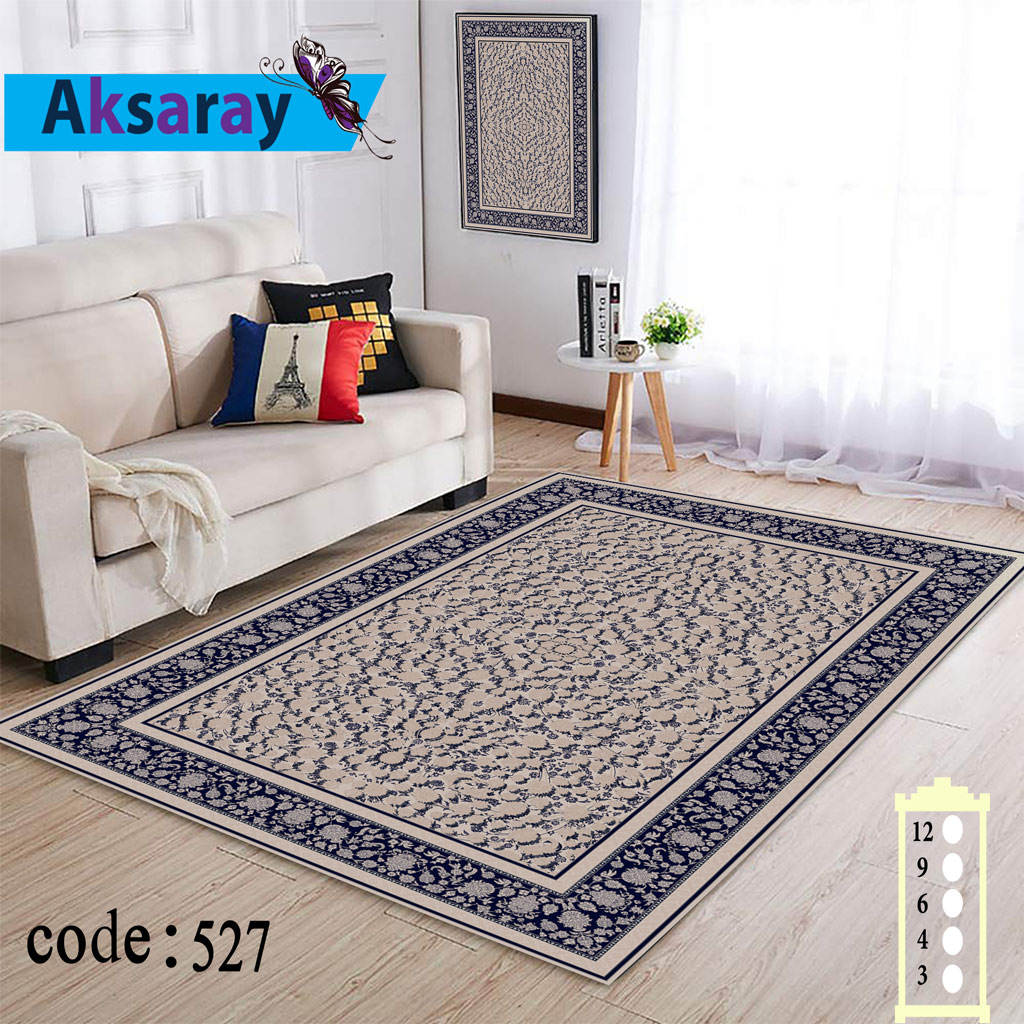 روفرشی کشدار مخمل شانل تراکم بالا کد 527 (4 متری)