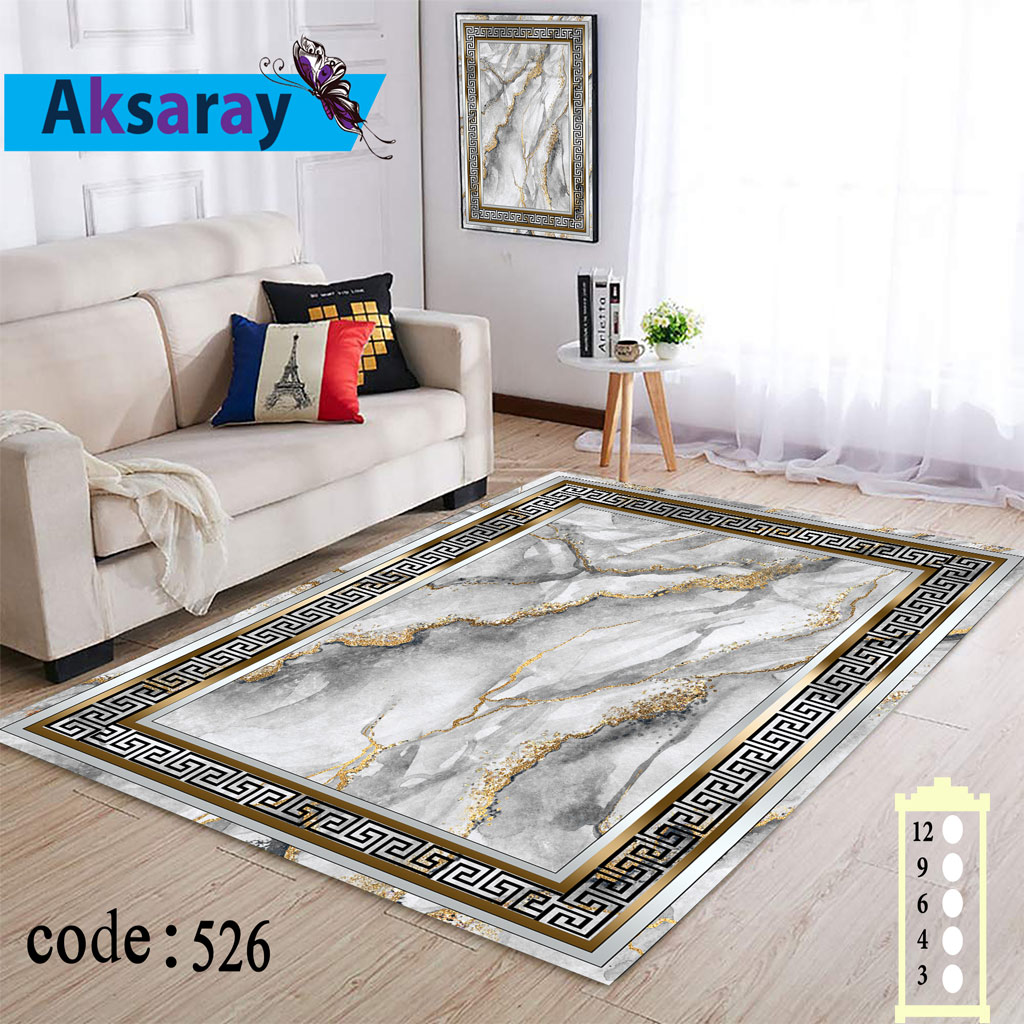 روفرشی مخمل شانل تراکم بالا کد 526 (4 متری)