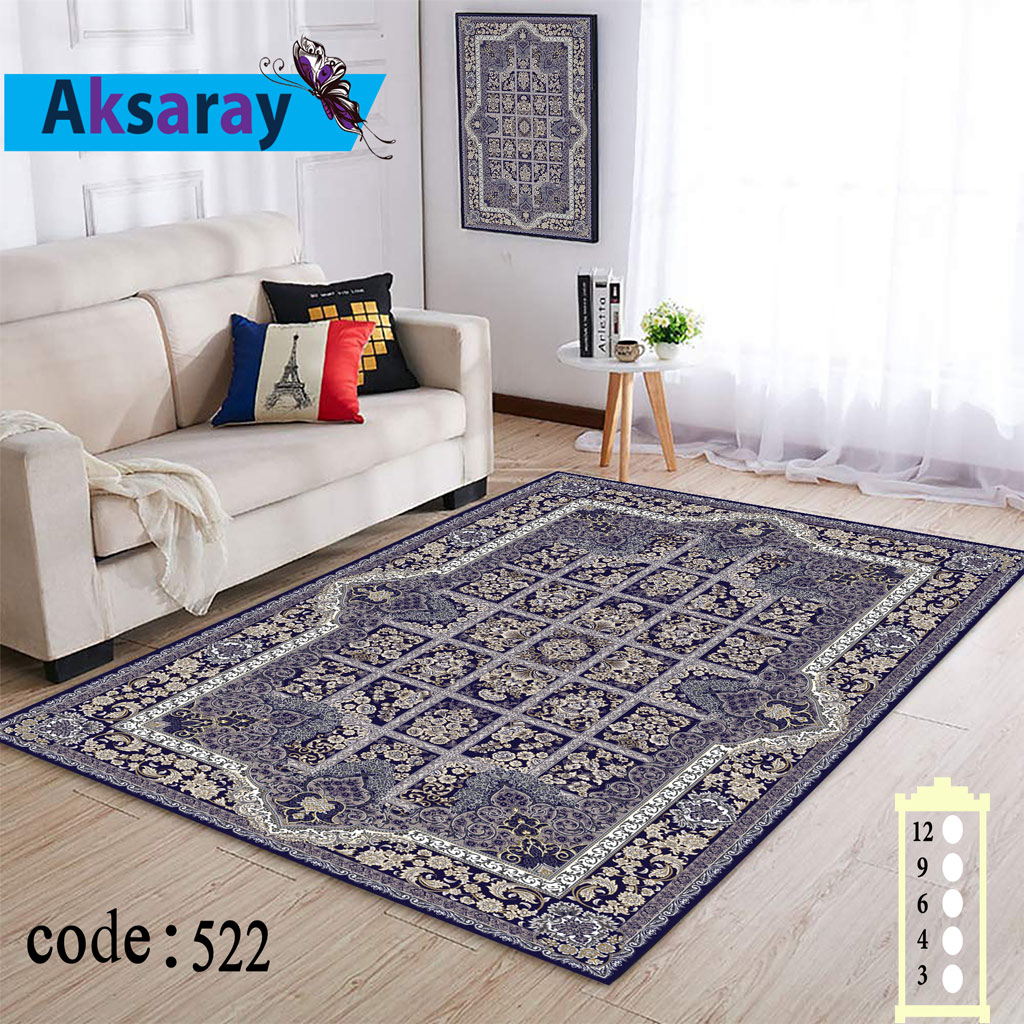 روفرشی کشدار مخمل شانل تراکم بالا کد 522 (4 متری)
