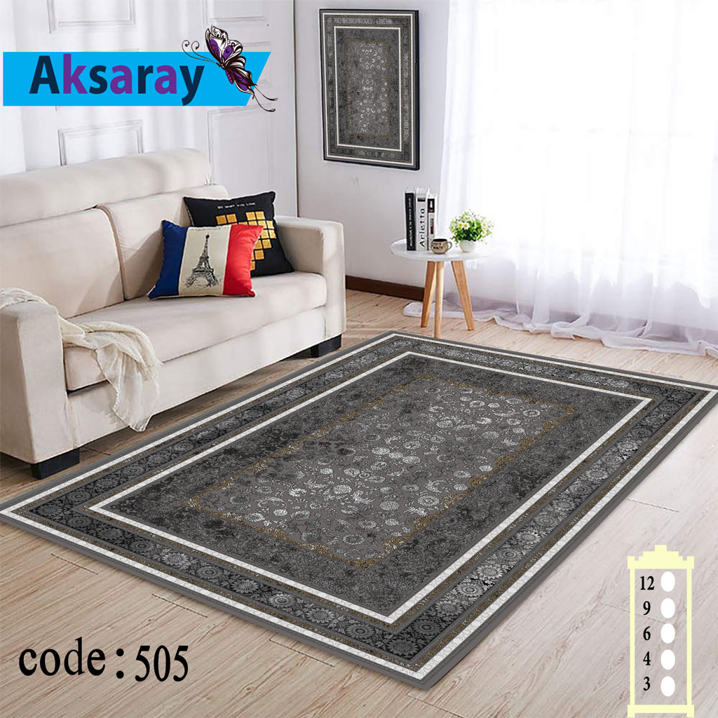 روفرشی کشدار مخمل شانل تراکم بالا کد 505 (4 متری)
