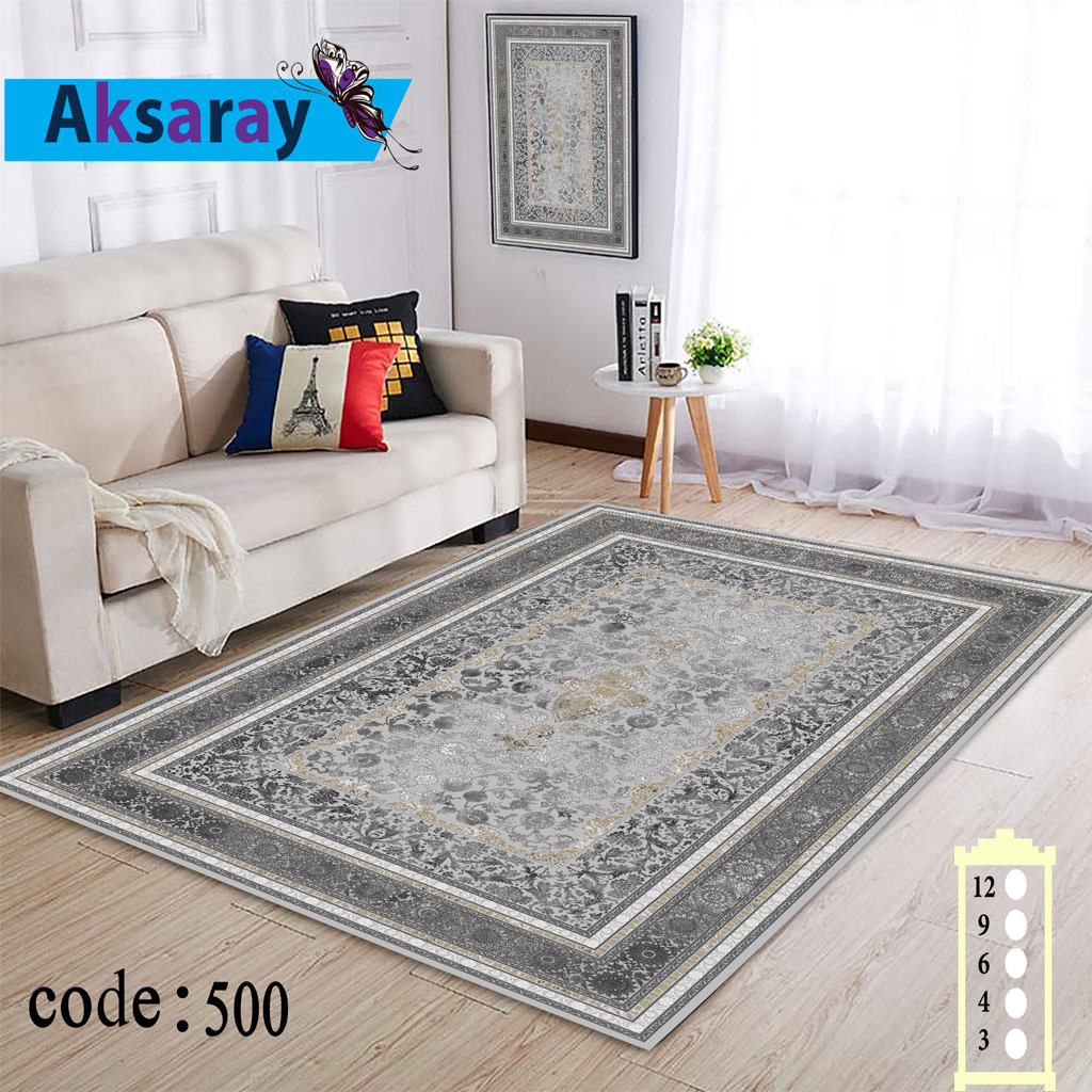 روفرشی کشدار مخمل شانل تراکم بالا کد 500 (4 متری)