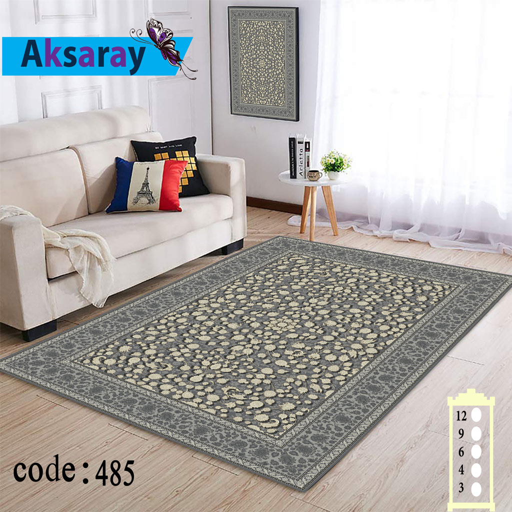 روفرشی کشدار مخمل شانل تراکم بالا کد 485 (4 متری)