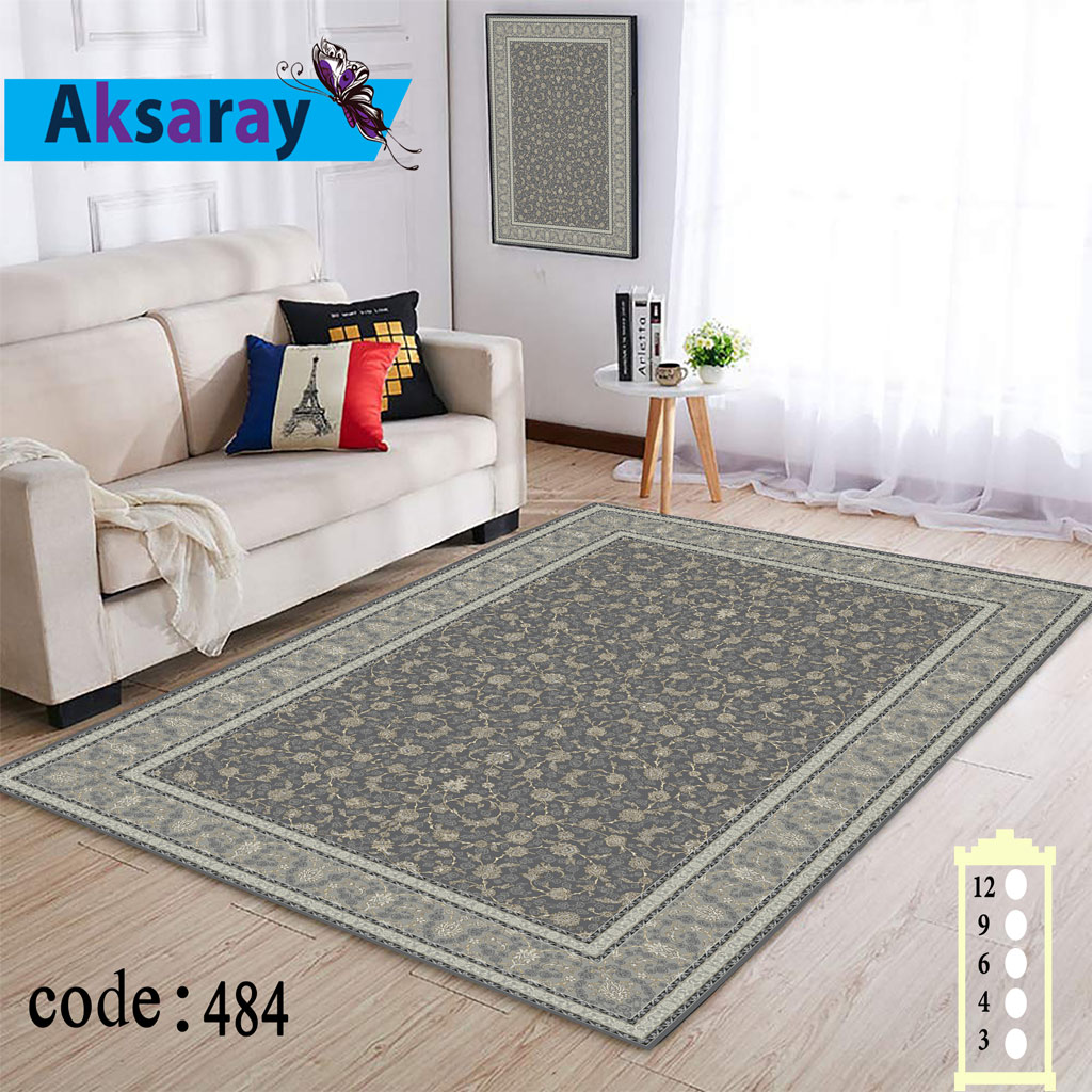 روفرشی کشدار مخمل شانل تراکم بالا کد 484 (4 متری)
