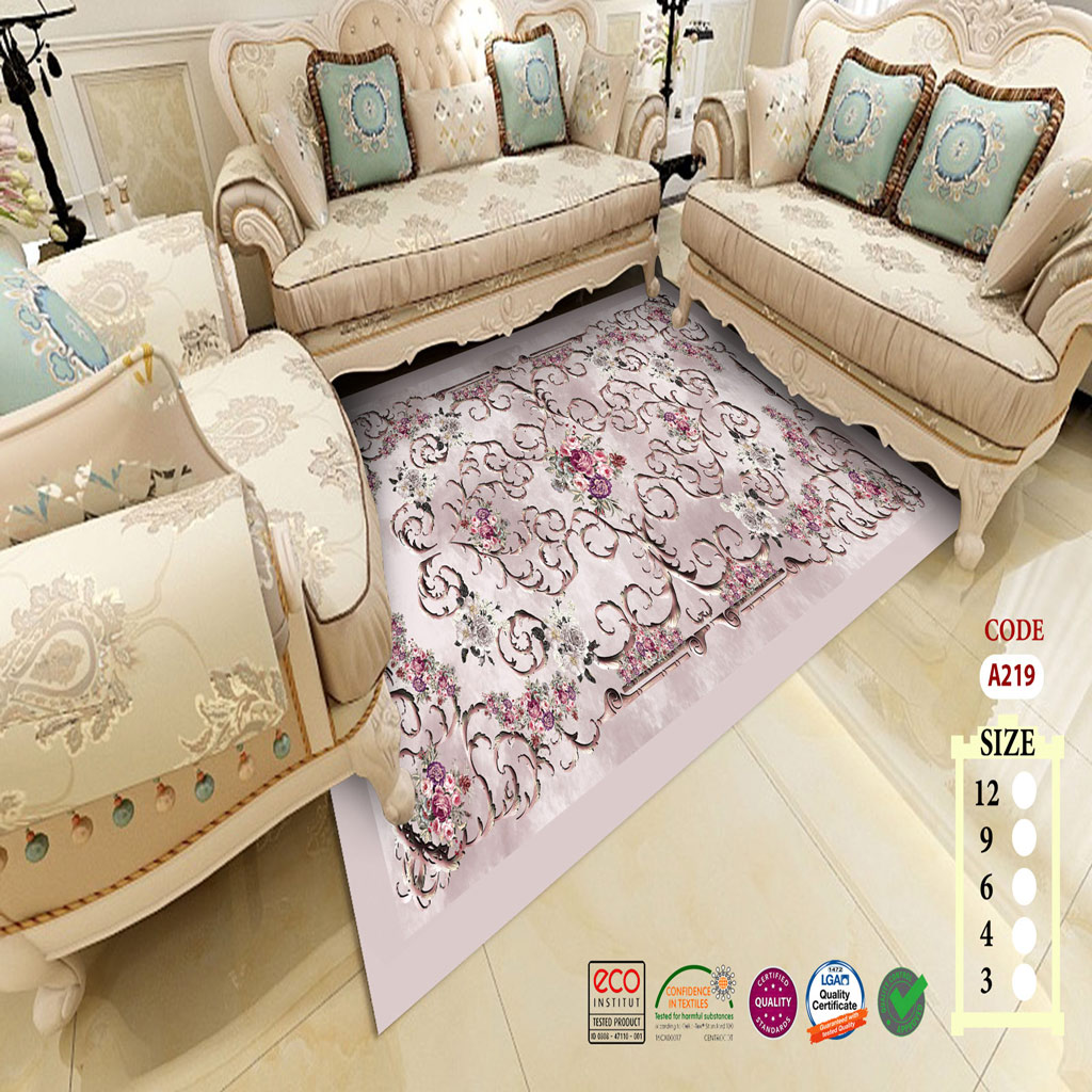 روفرشی مخمل شانل کد 219 (4 متری)