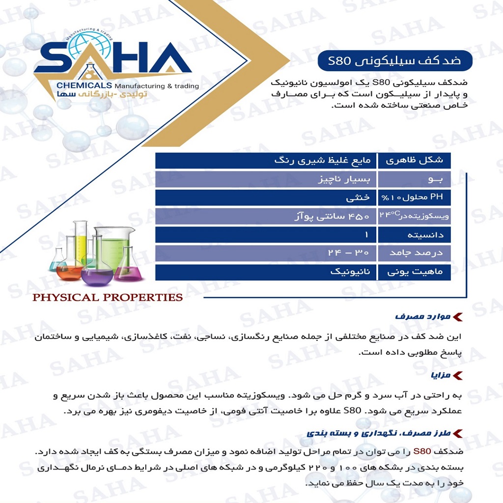 ضد کف غیرسیلیکونی s80